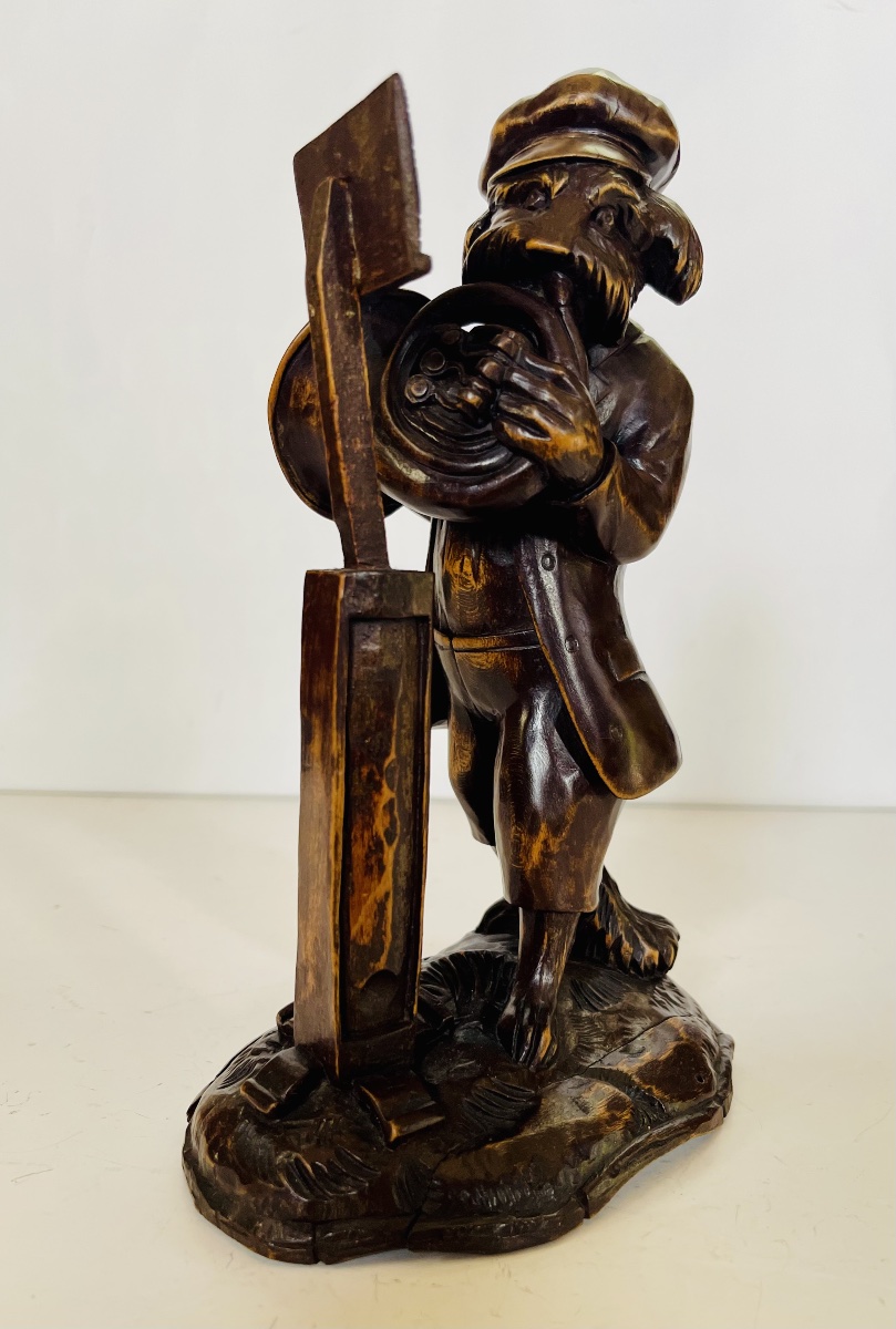 Dog Playing The Horn - Black Forest 